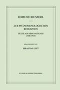 Zur Phnomenologischen Reduktion