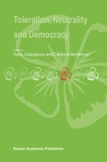 Toleration, Neutrality and Democracy