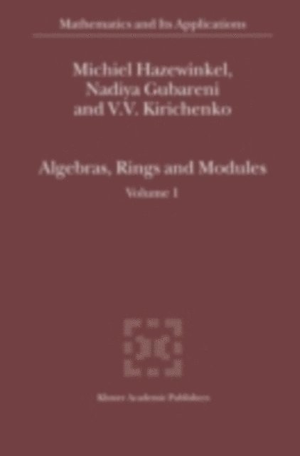 V.V. Kirichenko, Nadiya Gubareni, Michiel Hazewinkel - Algebras, Rings and Modules, E-bok
