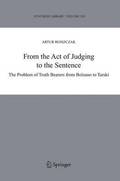 From the Act of Judging to the Sentence