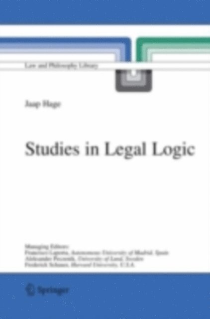 Jaap Hage - Studies in Legal Logic, E-bok