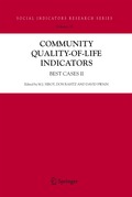 Community Quality-of-Life Indicators