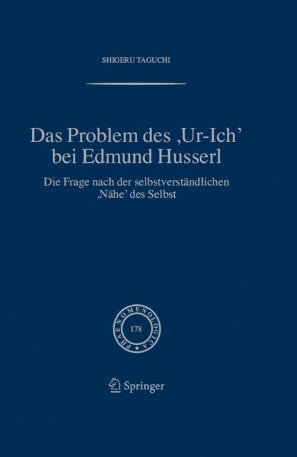 Shigeru Taguchi - Das Problem des ,Ur-Ich' bei Edmund Husserl, E-bok