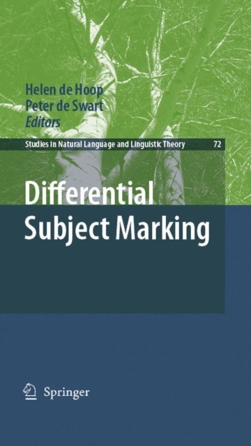 Peter de Swart, Helen de Hoop - Differential Subject Marking, E-bok
