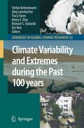 Climate Variability and Extremes during the Past 100 years