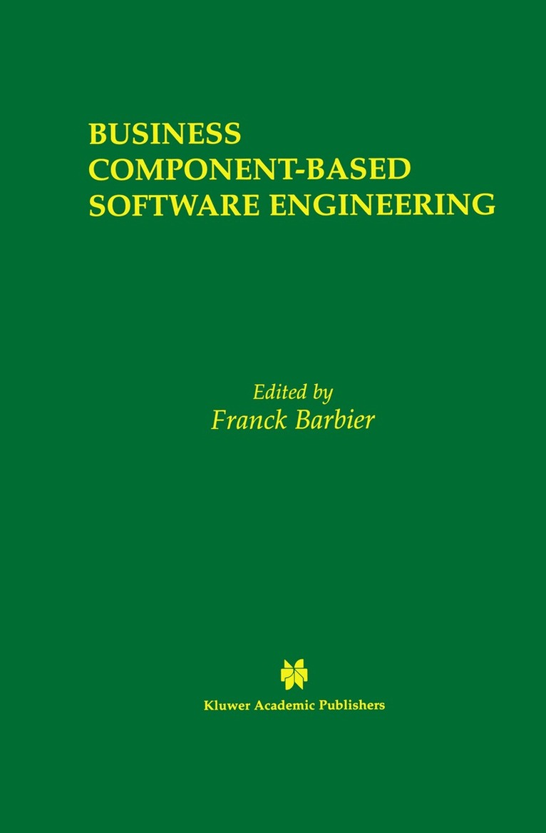 Franck Barbier - Business Component-Based Software Engineering, Inbunden. Tillgänglighet: Lägg i varukorg