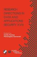Research Directions in Data and Applications Security XVIII