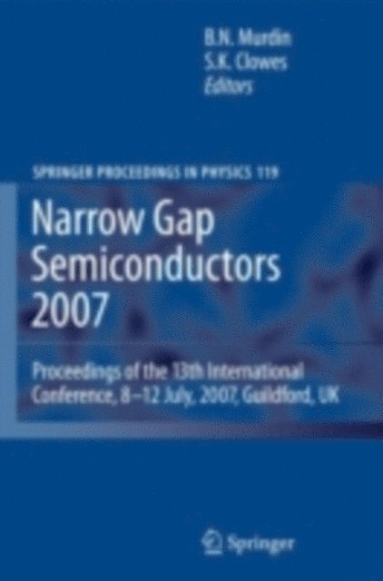 S.K. Clowes, Ben Murdin - Narrow Gap Semiconductors 2007, E-bok