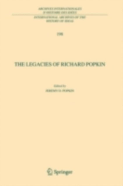 Jeremy D. Popkin - Legacies of Richard Popkin, E-bok