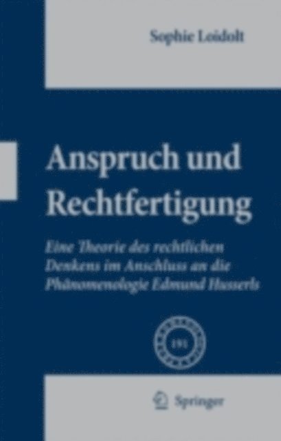 Sophie Loidolt - Anspruch und Rechtfertigung, E-bok