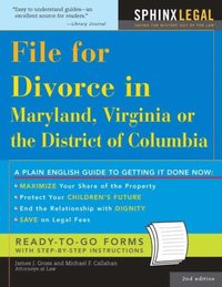 File for Divorce in Maryland, Virginia or the District of Columbia