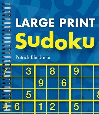 Patrick Blindauer - Large Print Sudoku, Häftad
