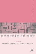 Palgrave Advances in Continental Political Thought