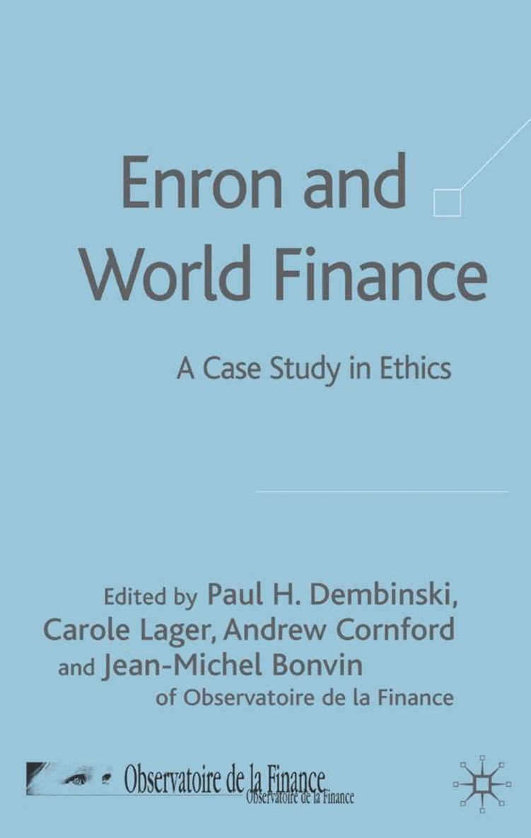 P. Dembinski, C. Lager, A. Cornford, J. Bonvin - Enron and World Finance, Inbunden. Tillgänglighet: Lägg i varukorg