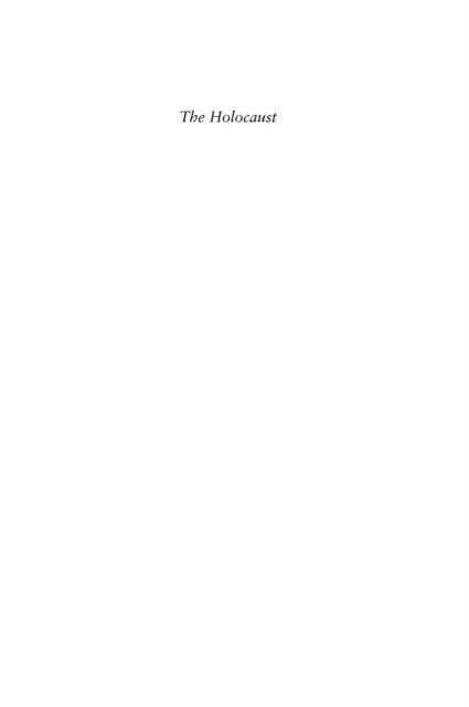 Berel Lang, Simone Gigliotti - Holocaust, E-bok