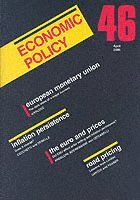 Georges De Menil, Richard Portes, Hans-Werner Sinn, Richard Baldwin, Giuseppe Bertola, Paul Seabright - Economic Policy 46, Häftad