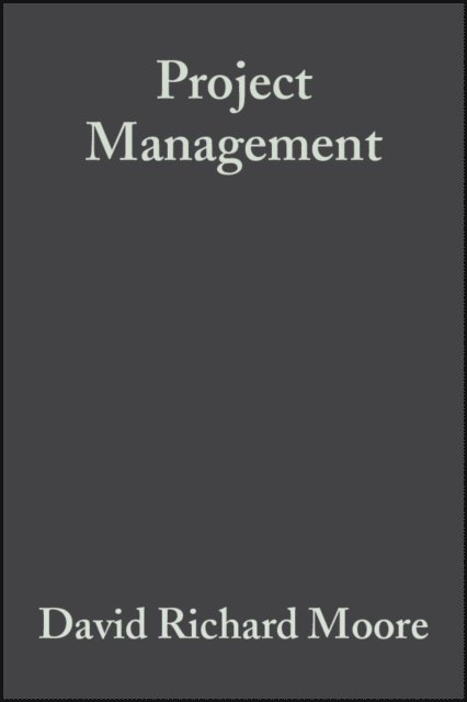 David Richard Moore - Project Management, E-bok. Tillgänglighet: Lägg i varukorg
