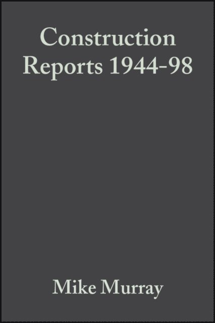 David Langford, Mike Murray - Construction Reports 1944-98, E-bok