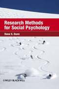 Research Methods for Social Psychology