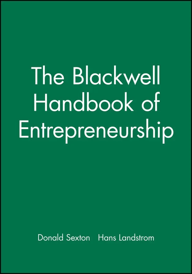 Sexton - Blackwell Handbook of Entrepreneurship. Tillgänglighet: Tillfälligt slut