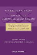 Wittgenstein: Understanding And Meaning