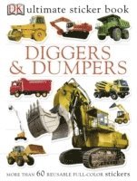DK - Diggers & Dumpers Ultimate Sticker Book, Häftad