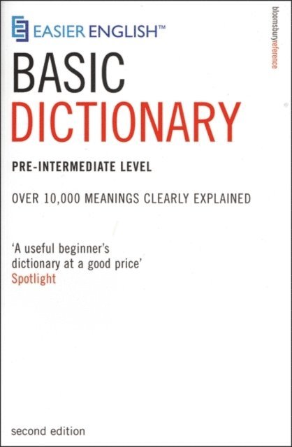 Bloomsbury Publishing - Easier English Basic Dictionary, E-bok