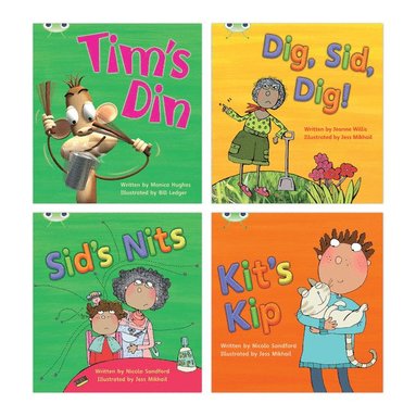 Learn to Read at Home with Bug Club Phonics: Pack 1 (Pack of 4 fiction books) av Monica Hughes, Nicola Sandford, Jeanne Willis