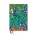 Paperblanks 2025 Weekly Planner Van Gogh Irises Van Gogh Irises 12-Month Mini Horizontal Elastic Band 160 Pg 100 GSM