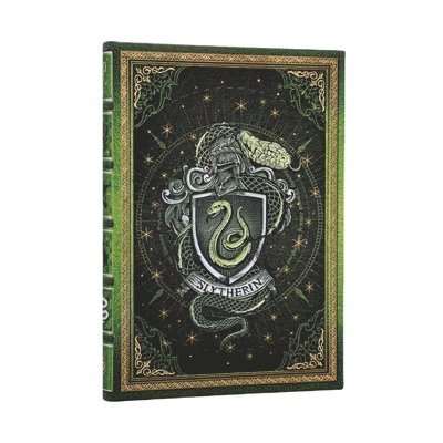 Paperblanks, Paperblanks - Slytherin Journal (Harry Potter Collection) Midi Custom Lined (Elastic Band Closure), Inbunden