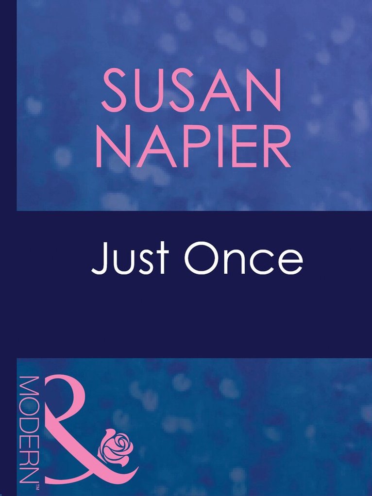 Susan Napier - Just Once, E-bok