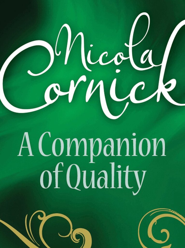 Nicola Cornick - Companion Of Quality, E-bok