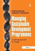 Managing Sustainable Development Programmes