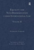 Equality and Non-Discrimination under International Law