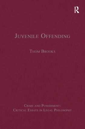 Thom Brooks - Juvenile Offending, Inbunden