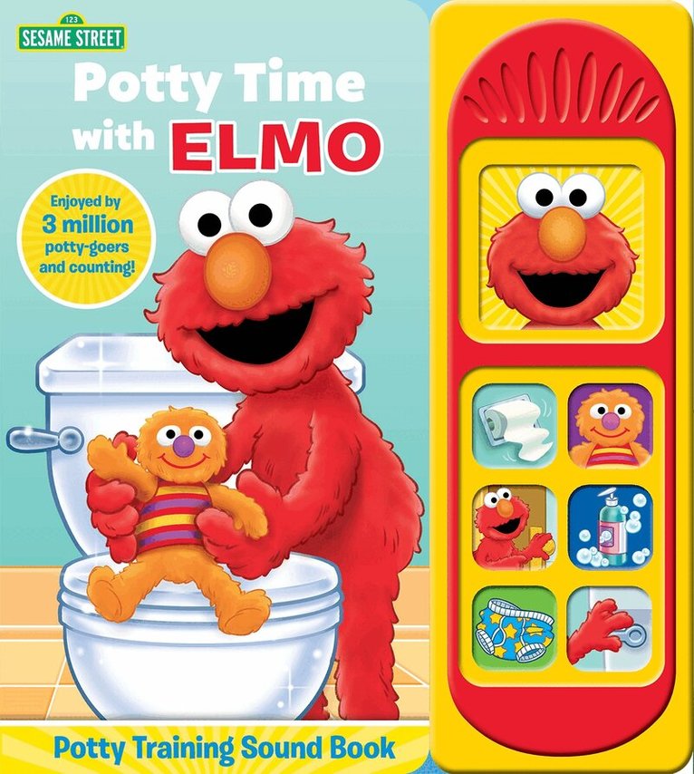 PI Kids - Sesame Street: Potty Time with Elmo Potty Training Sound Book, Kartonnage