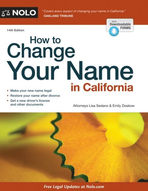 Emily Doskow, Lisa Sedano - How to Change Your Name in California, E-bok
