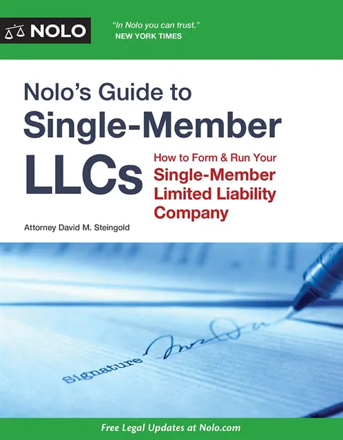 David M. Steingold - Nolo's Guide to Single-Member LLCs, E-bok. Tillgänglighet: Lägg i varukorg