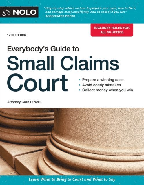 Editors of Nolo, Ralph Warner - Everybody's Guide to Small Claims Court, E-bok. Tillgänglighet: Lägg i varukorg