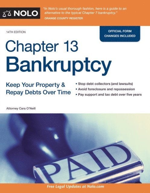 Cara O'Neill - Chapter 13 Bankruptcy, E-bok. Tillgänglighet: Lägg i varukorg