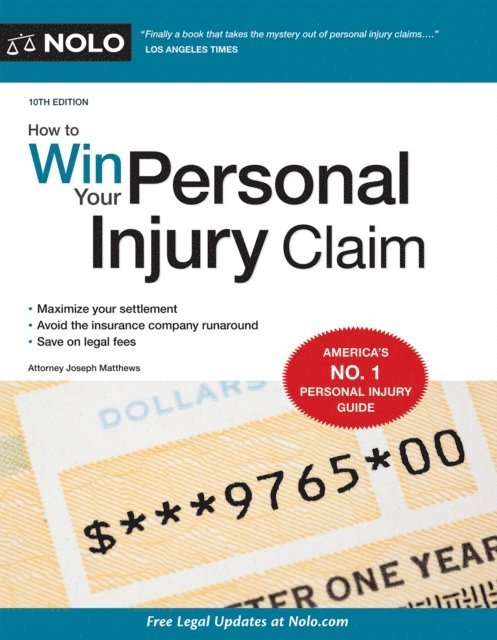 Joseph Matthews - How to Win Your Personal Injury Claim, E-bok