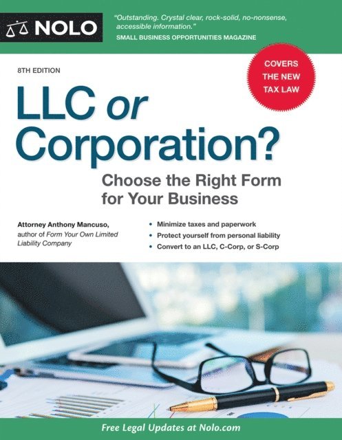 Anthony Mancuso - LLC or Corporation?, E-bok. Tillgänglighet: Lägg i varukorg