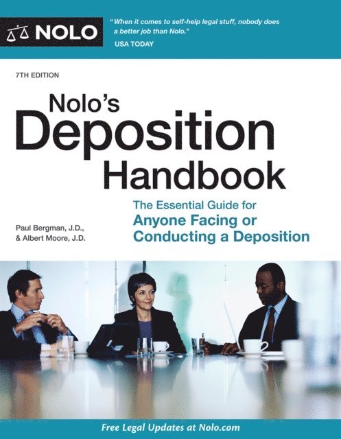 Albert Moore, Paul Bergman - Nolo's Deposition Handbook, E-bok