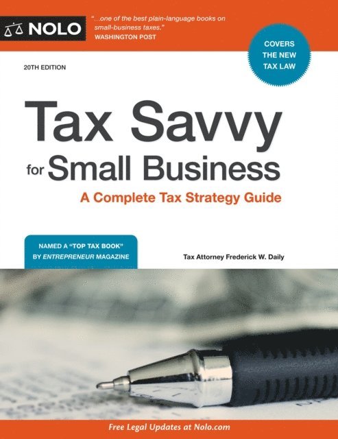 Frederick W. Daily - Tax Savvy for Small Business, E-bok