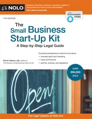 Peri Pakroo - Small Business Start-Up Kit, The: A Step-by-Step Legal Guide. Tillgänglighet: Tillfälligt slut