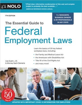Lisa Guerin, Sachi Clements - Essential Guide to Federal Employment Laws, Häftad. Tillgänglighet: Tillfälligt slut