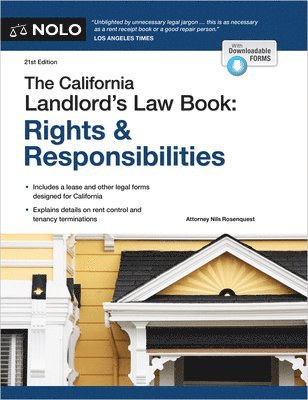 Nils Rosenquest - The California Landlord's Law Book: Rights & Responsibilities, Häftad
