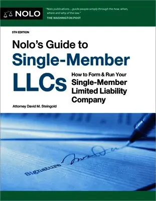 David M. Steingold - Nolos Guide to Single-member Llcs, Häftad. Tillgänglighet: Lägg i varukorg