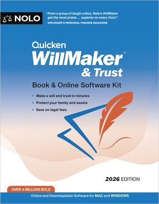 Editors of Nolo - Quicken Willmaker & Trust 2025, Häftad. Tillgänglighet: Lägg i varukorg