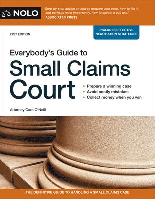 Cara O'Neill - Everybody's Guide to Small Claims Court, Häftad. Tillgänglighet: Lägg i varukorg